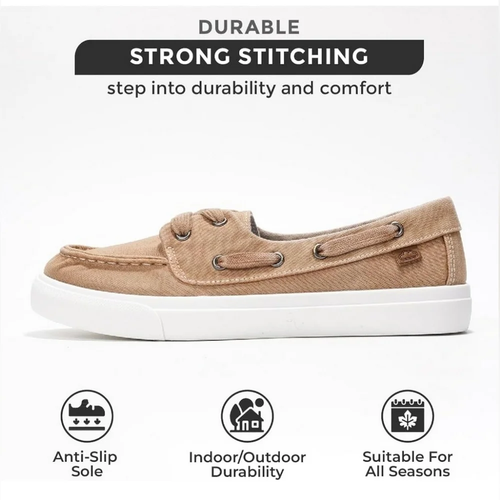 NIB Project Cloud Boat Deck Shoes Sneakers Loafers Size 9 Topsiders Canvas - Picture 3 of 13